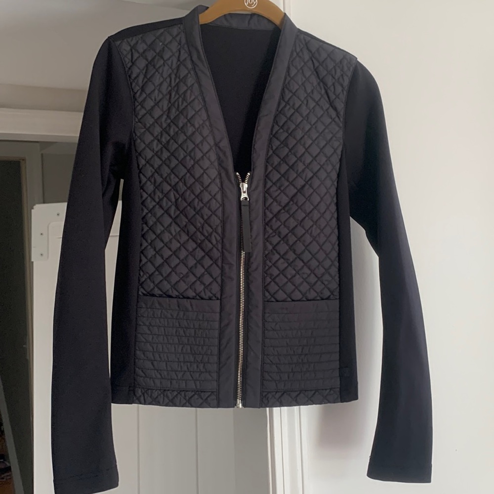 Lululemon caridigan & again black, size 4
